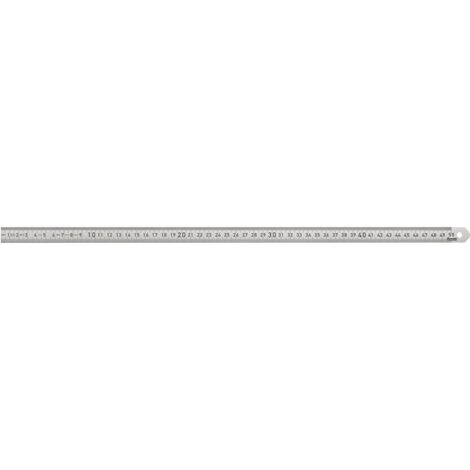 Biegsamer Stahlmaßstab 500x18 mm rostfrei FORUM