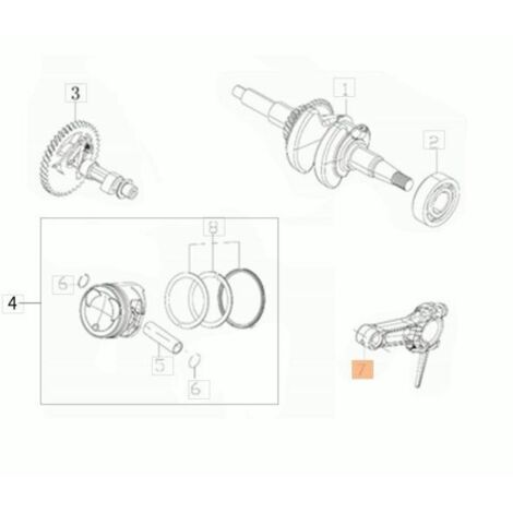 BIELLE D'ORIGINE EMAK L66151812