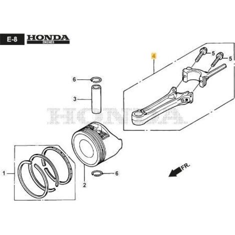 BIELLE MOTEUR ORIGINAL STIGA - 118551791/0