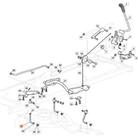 BIELLETTE DE DIRECTION D'ORIGINE EMAK G125840012E1R