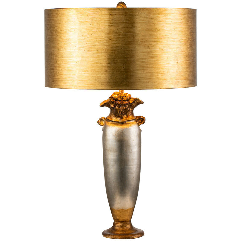 Bienville - 1 Light Table Lamp Gold, Silver, E27 - Elstead