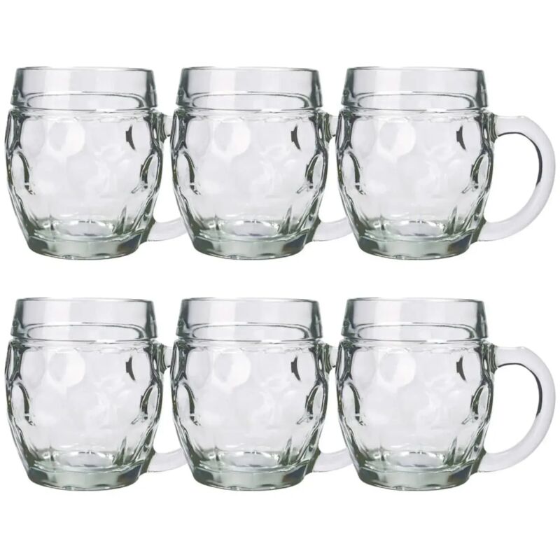 Ich-Zapfe Bierglas, Bierkrug, Maßkrug, Bierseidel 6er Set Biergläser, Tübinger - 0, 4 Liter