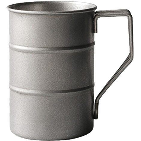 Bierkrug aus Edelstahl 304, Vintage-Stil, runde Bambusform, ideal für Camping und den Innen-/Außenbereich.