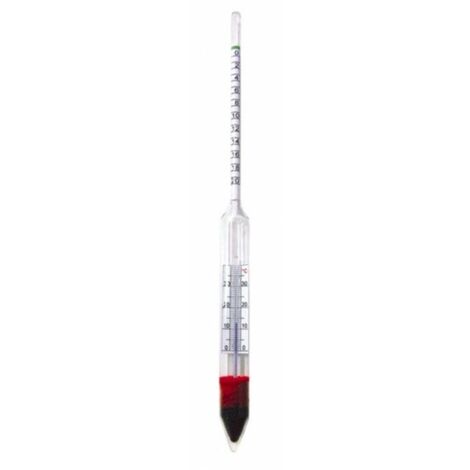 Bierwürzespindel BREWFERM (10-20 Plato) mit Thermometer - Präzise Dichtemessung für Bier & Würze