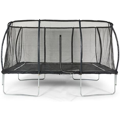 main image of "Big Air Extreme 8x12ft Rectangular Trampoline with Safety Enclosure"