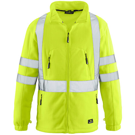 BIG Arbeitsschutz BIG Warnfleecejacke Seattle Gr. L leuchtgelb