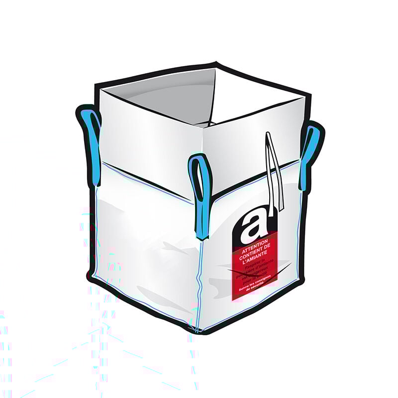 Matisère - Big-Bag amiante - Charge max 1000kg - 10 pièces - KGB-AMIANTE/10