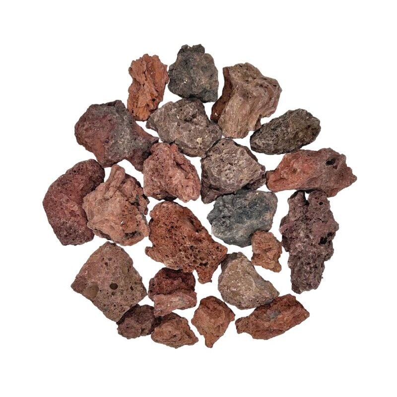 Big Bag Express - Big Bag de 0,5M³ (+/- 10M²) Gravier Pouzzolane Rouge / Noir ø 15/25 mm - Livraison standard