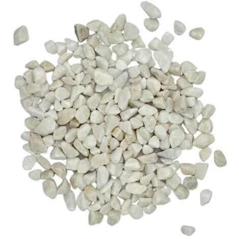 Big Bag de 0,75m³ (+/- 1000 Kg) Galet de Marbre Blanc Pur Ø 4/8 mm - Livraison PREMIUM