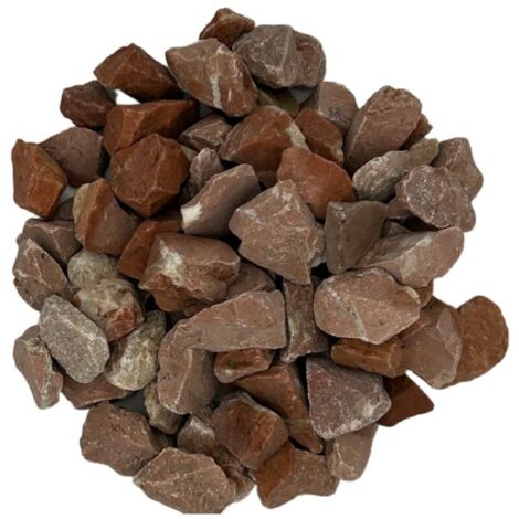 Big Bag de 0,75m³ (+/- 1000 Kg) Gravier Silico-Calcaire Rouge Espagne Ø 8/16 mm - Livraison PREMIUM