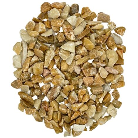 Big Bag de 1m³ (+/- 1500Kg) Gravier de Marbre Jaune Giallo Siena Ø 8/12 mm - Livraison PREMIUM