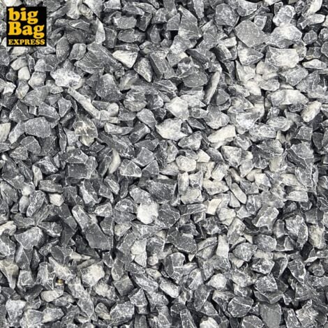 Gravier Décoratif Big Bag Vrac 500 kg Basalte Noir Concassé 8-11 mm