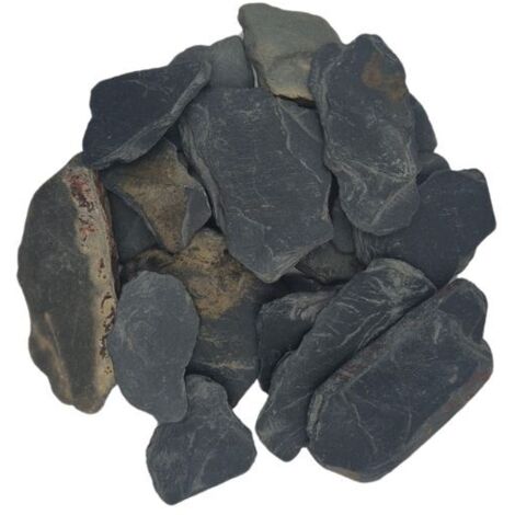 Big Bag de +/- 500 Kg Ardesia Nera (Ardoise Noir) Ø 25/40 mm - Livraison STANDARD