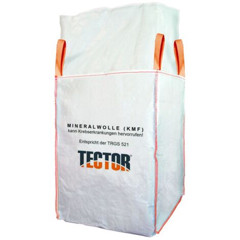 Big-Bag Mineralwolle, 4 Hebeschlaufen, ca. 970 l Füllmenge ca. 970 l