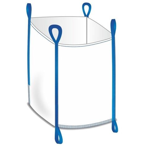 BIG BAG oben offen, 2 Schlaufen unten Tragkraft 1000 kg, 90 x 90 x 90 cm