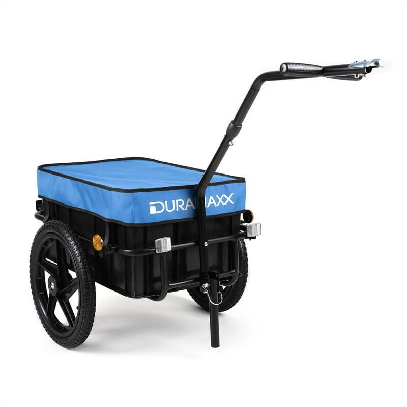 

Duramaxx - Big Blue Mike - Remolque para bicicletas 70 L azul