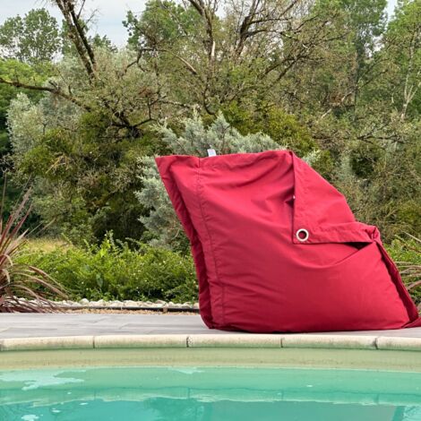 Big Coussin flottant Bordeaux 140x140 cm