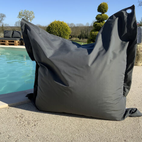 Big Coussin flottant Gris anthracite 140x140 cm