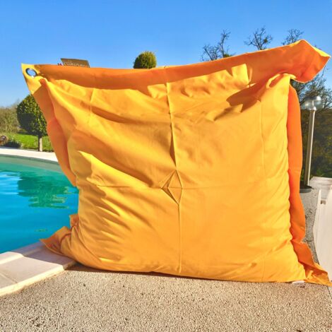 Big Coussin flottant Jaune 140x140 cm