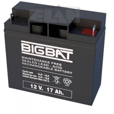 GENERIC HOME Bigbat Batteria al Piombo ricaricabile 12V 17Ah - 01217