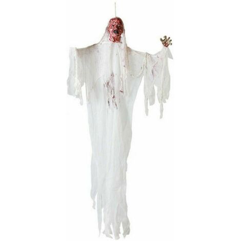BigBuy Atosa Décoration Squelette Sanglant Beige Halloween
