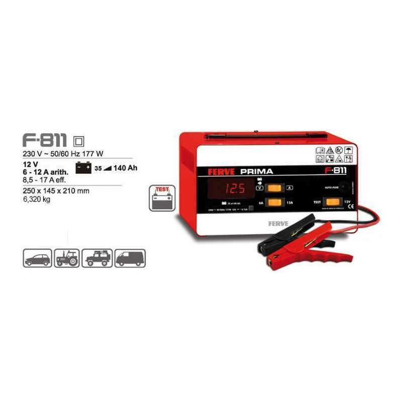 

Ferve - CARGADOR DE BATERIA 12V 6-12A