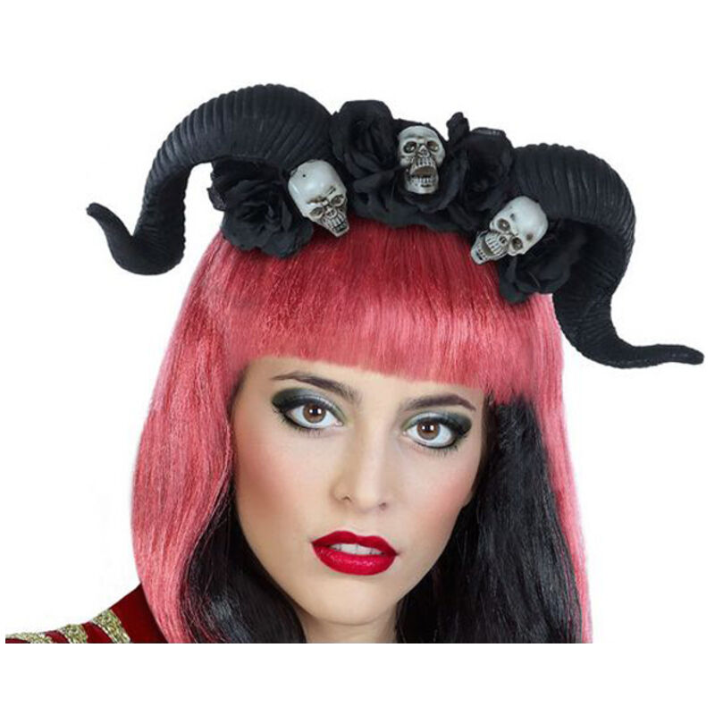 

Bigbuycarnival - BigBuy Carnival Diadema 112377 Negra Cuernos