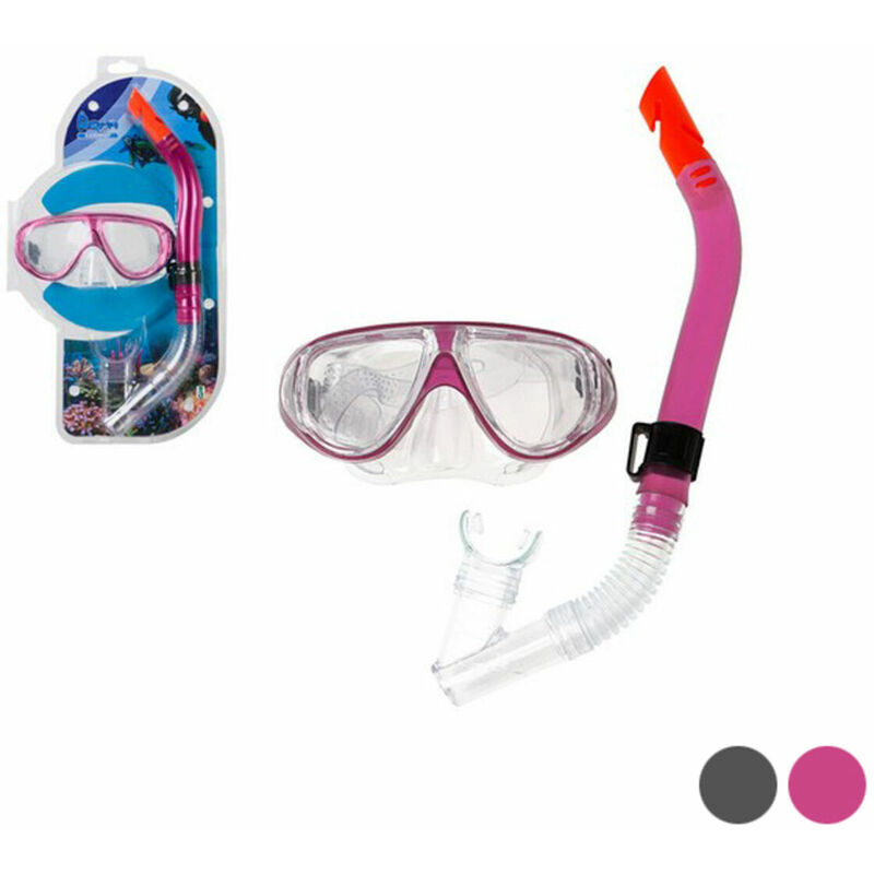 

Bigbuycarnival - BigBuy Carnival Gafas de Buceo con Tubo (25 x 43 x 6 cm) Negro