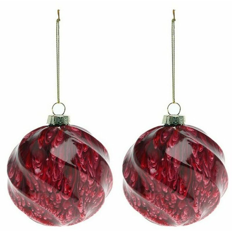 

Bolas de Navidad (2 pcs) 112537 Marrón - Bigbuy Christmas