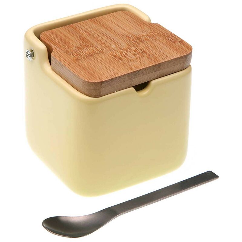 

Azucarero Con Cuchara Beige