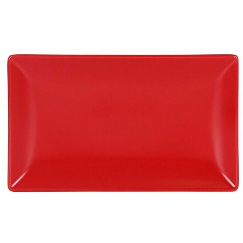 

BigBuy Cooking Bandeja Ming II Rectangular Roja 30 x 20 x 2,5 cm