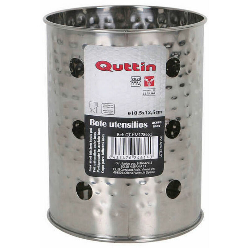 

Bote para Utensilios de Cocina (ø 10,4 x 12,6 cm) - Bigbuy Cooking