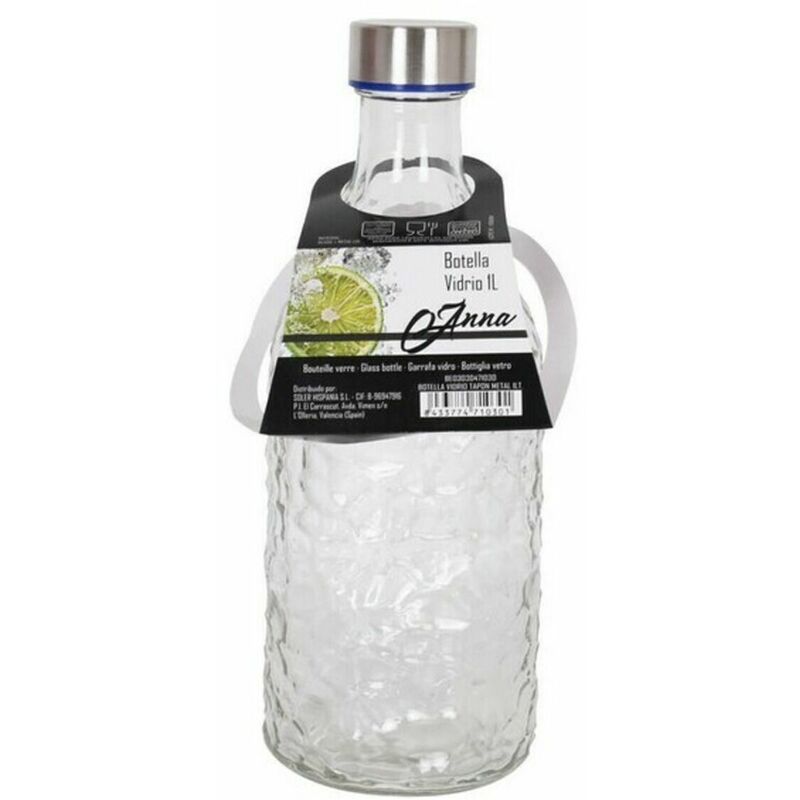 

Botella Vidrio Tapa de rosca 1L - Bigbuy Cooking