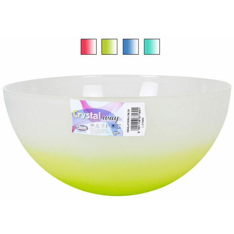 

Ensaladera Cristalway Plástico (4,5 L) (28 x13 cm) - Bigbuy Cooking