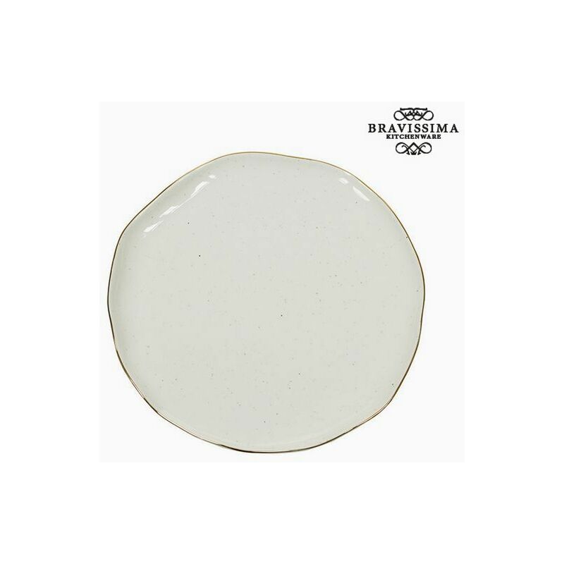 

Plato Llano - Colección Kitchen's Deco Porcelana - Bigbuy Cooking