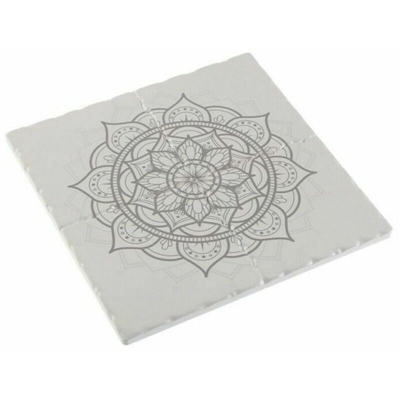 

BigBuy Cooking Salvamantel Corcho Cerámica (20 x 20 cm) Mandala