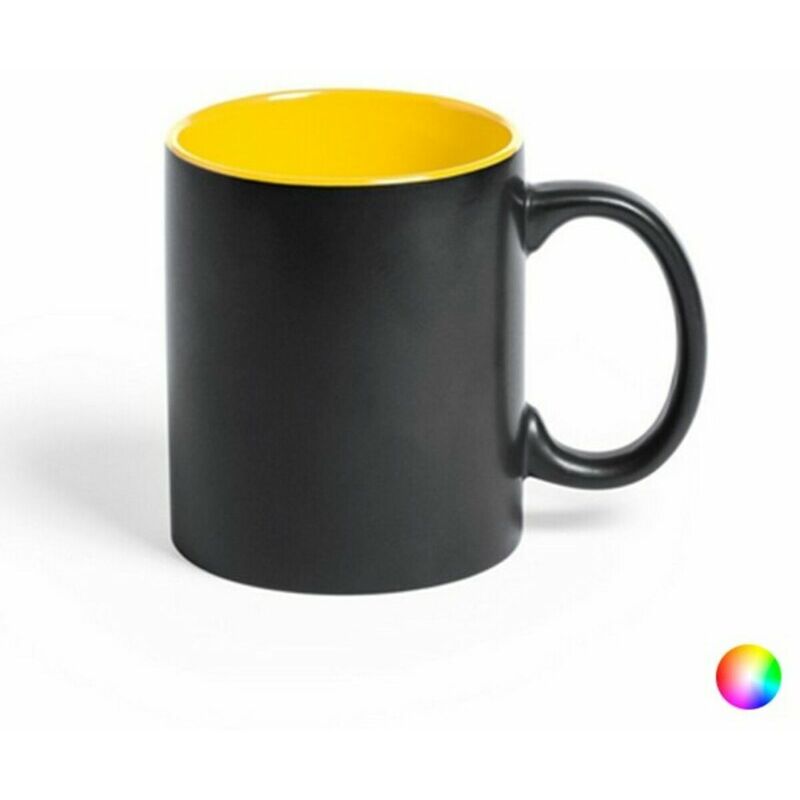 

Taza de Cerámica 145290 (350 ml) Bicolor Naranja - Bigbuy Cooking