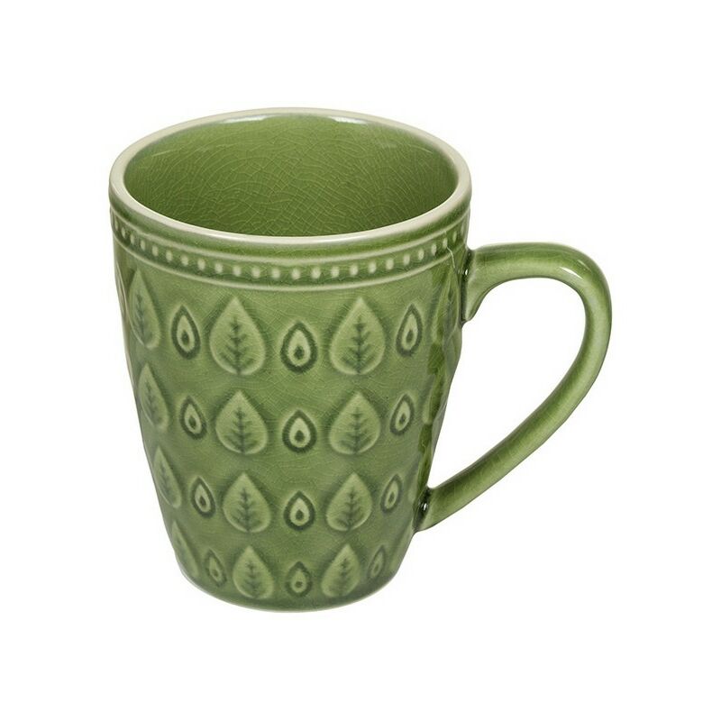 

Taza Natural (12 x 11 x 9 cm) Gres Verde - Bigbuy Cooking