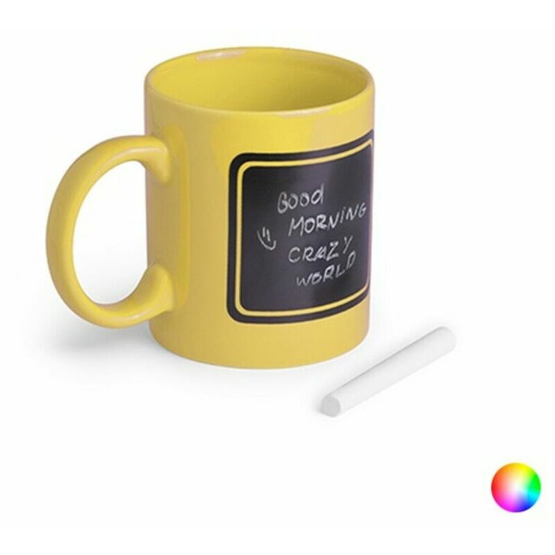 

Taza Pizarra 145038 (370 ml) Amarillo - Bigbuy Cooking
