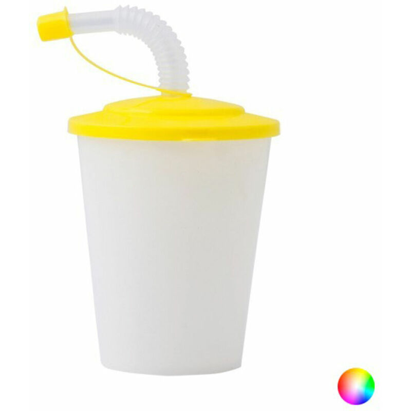 

BigBuy Cooking Vaso con Pajita 143171 (308 ml) Amarillo