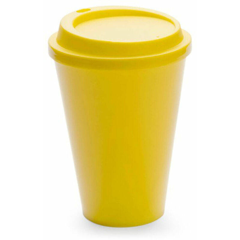 

Vaso con Tapa 142515 (420 ml) Negro - Bigbuy Cooking