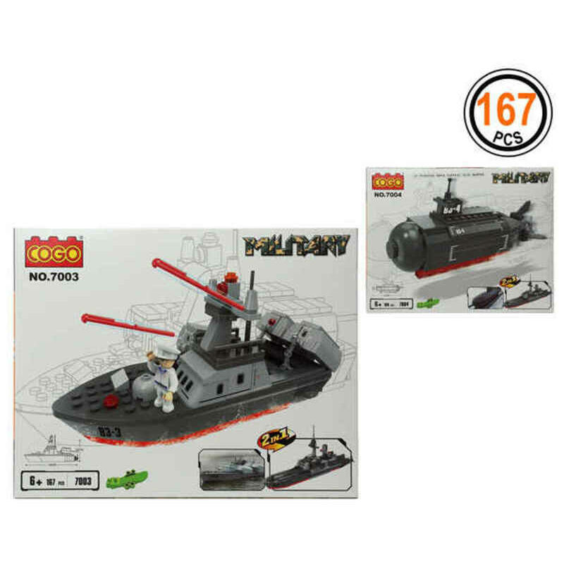 

BigBuy Fun Juego de Construcción Military (167 pcs)