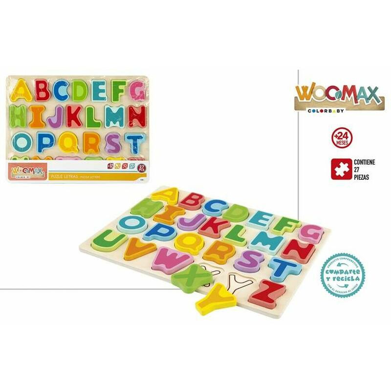 

Puzzle Alphabet Madera - Bigbuy Fun