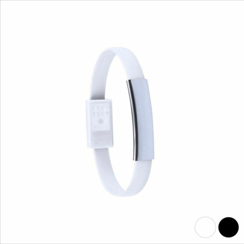 

Pulsera Cable USB 146087 Lightning Blanco - Bigbuy Gadget