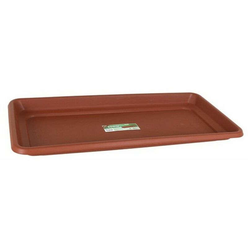 

BigBuy Garden Plato para Maceta Plástico Marrón (78 x 36 x 5,7 cm)