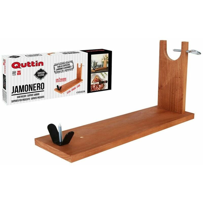

Jamonero de Madera Banqueta Quittin (49,5 x 15,5 x 25,3 cm) - Bigbuy Home