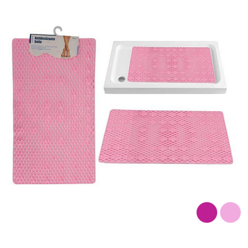 

Alfombrilla Antideslizante para Ducha Goma Antideslizante (38 x 0,2 x 70 cm) Fucsia - Bigbuy Home