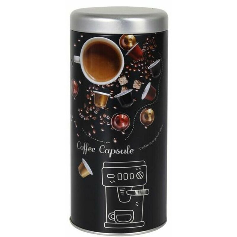 

Bote Metal Café (9 x 9 x 20 cm) - Bigbuy Home
