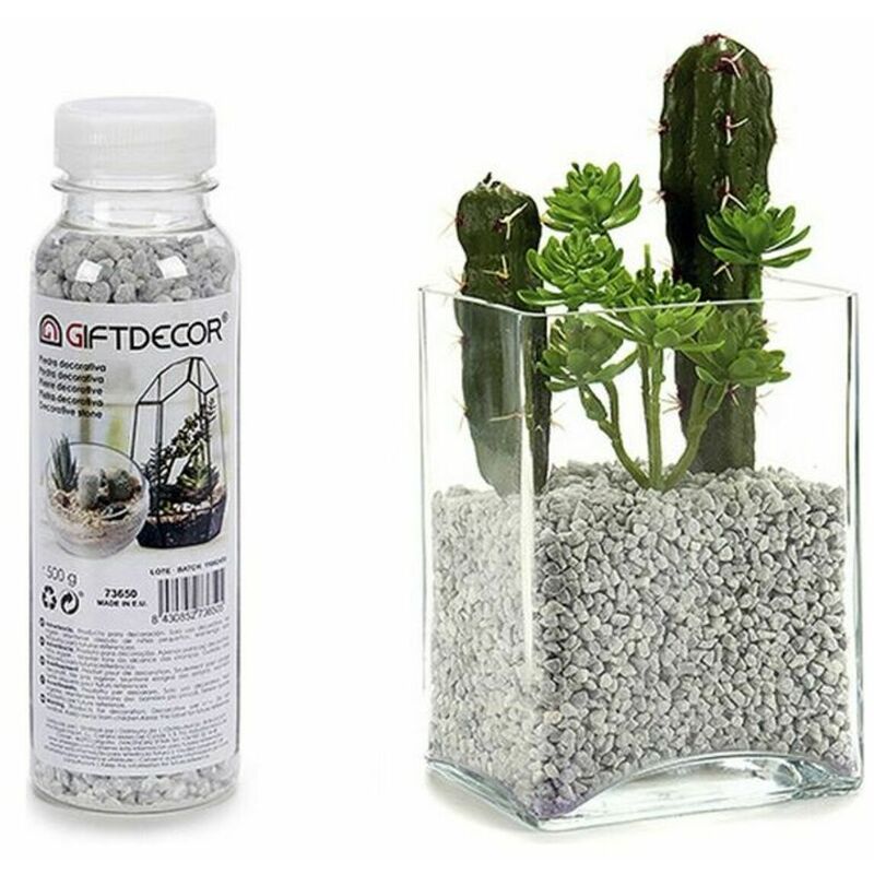 

BigBuy Home Bote Piedra (5,3 x 17 x 5,3 cm) Gris
