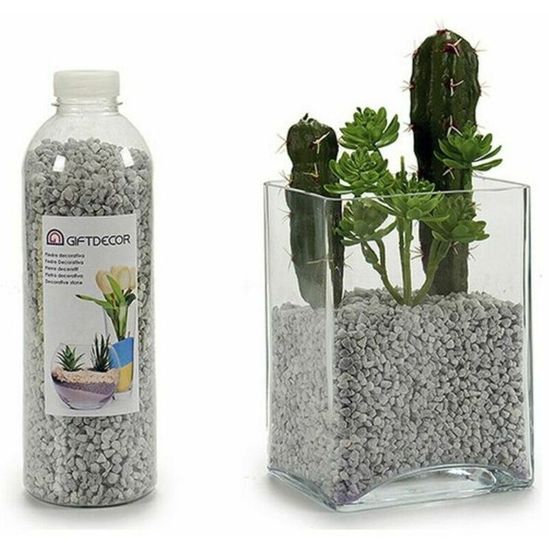 

BigBuy Home Bote Piedra (8 x 25 x 8 cm) Negro